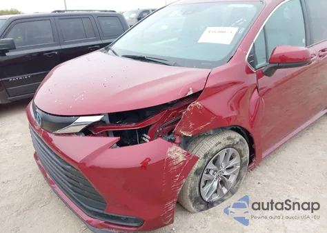 2025 Toyota Sienna Le из США, поврежденный, VIN 5TDKRKEC1SS228005